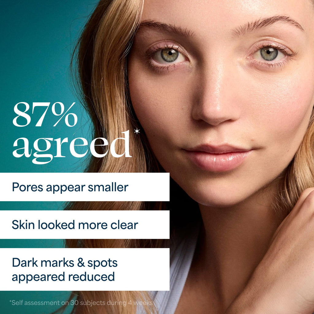 TULA Skin Care Clear Up - Pore Clearing Gel, Facial Serum, Salicylic and Azelaic Acid, Niacinamide, Clears Skin, Exfoliates, Improves Skin Smoothness, Refines the Look of Pores, 1 fl oz.