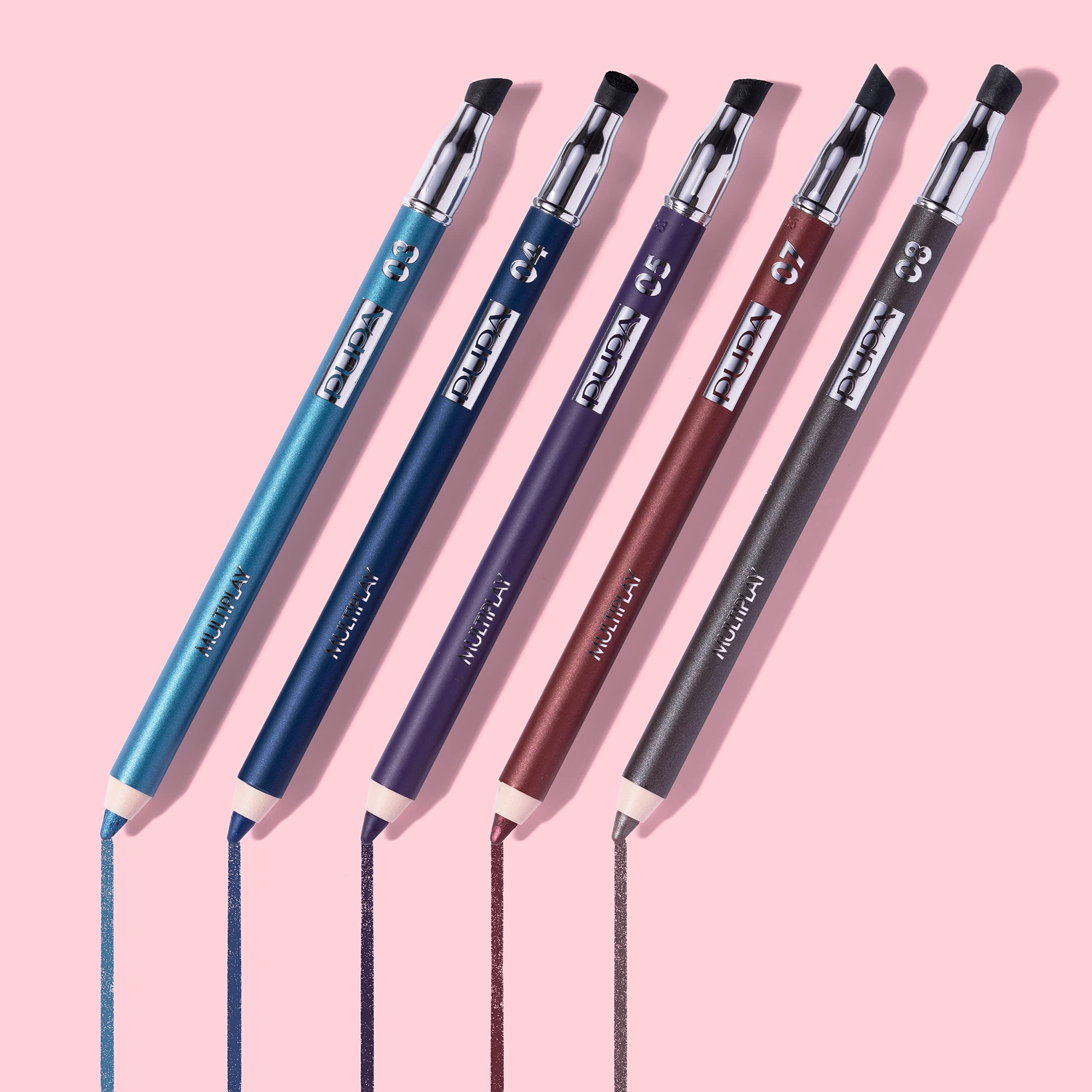 PUPA Milano Multiplay Eye Pencil - Multipurpose Pencil - Suitable For Sensitive Eyes - Soft And Smooth Texture - Paraben Free - Ophthalmologist Tested - Amazing Color - 74 I Love Brownie - 0.04 Oz