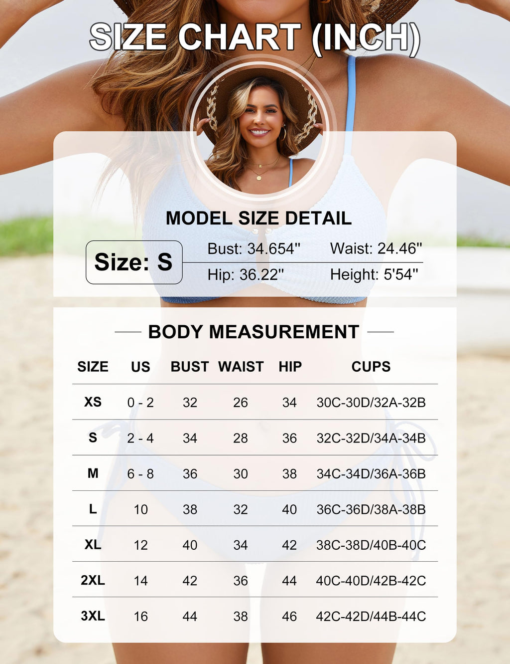 Blooming Jelly Womens Sexy 2 Piece Bikini Sets Cheeky High Cut Bathing Suit Color Block Textured U-Wire Swimsuits 2026(M,Blue Block)