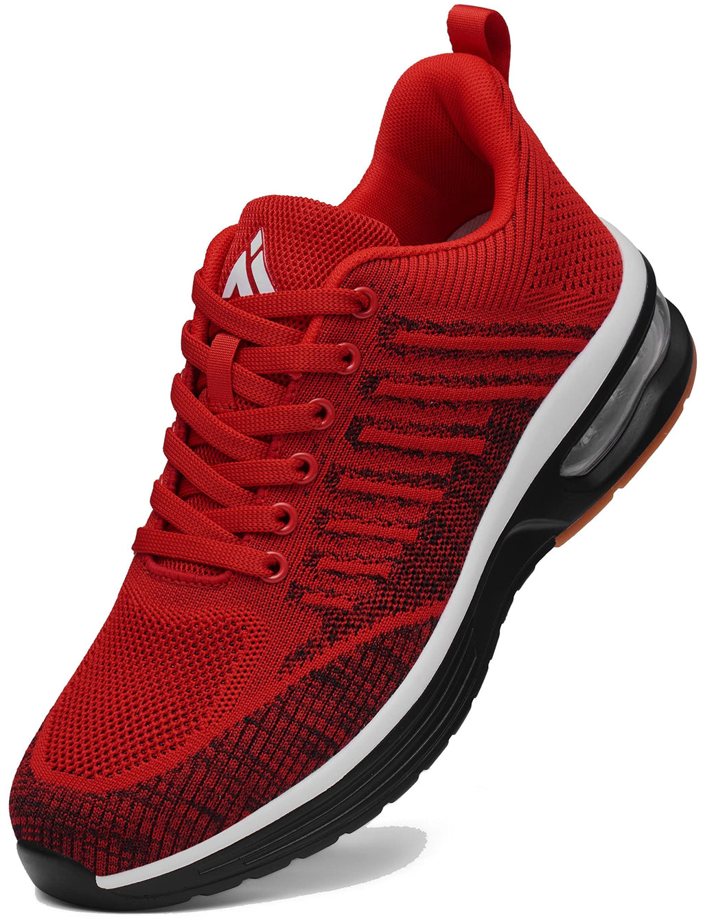 Mishansha Running Shoes for Men Sneakers Air Cushion Walking Shoes Comfortable Tennis Shoes Breathable Trail Running Shoes Cornell Red US 7.5