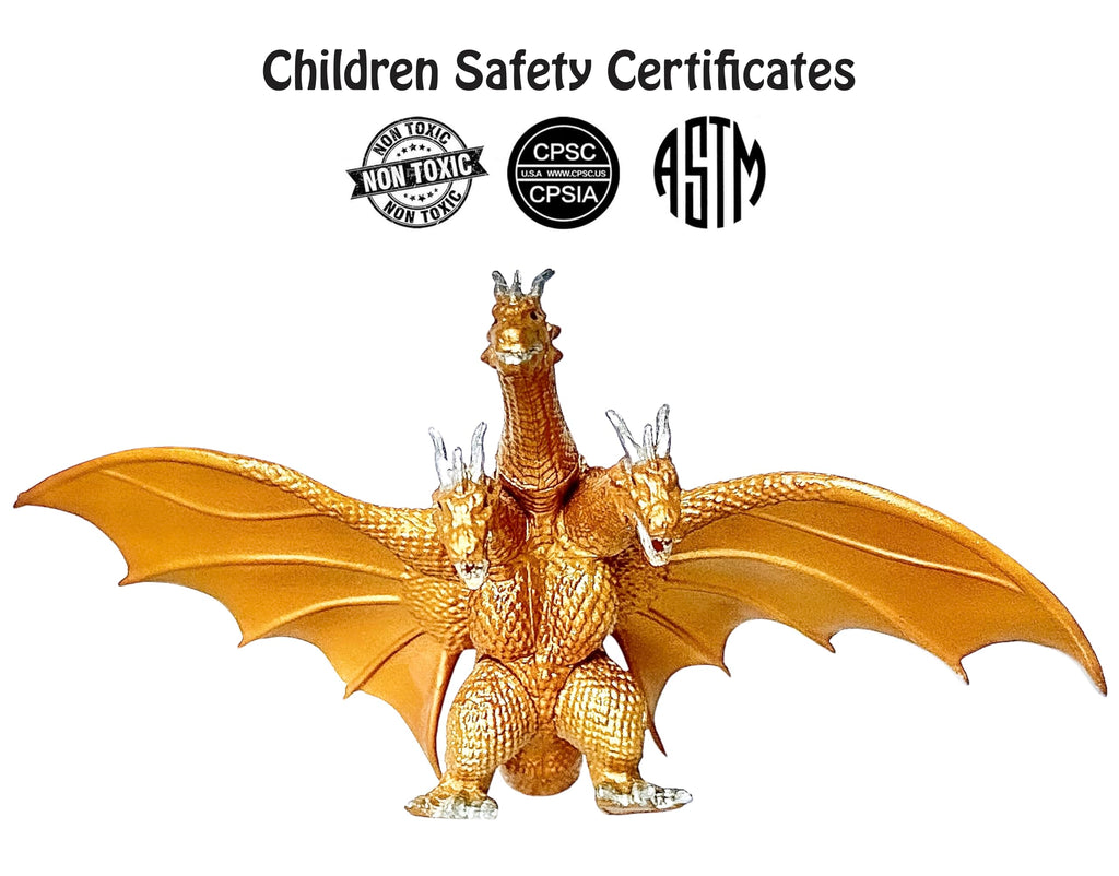 TwCare Set of 12 Godzilla x Kong: The New Empire, Dinosaur Dragon Toys Action Figures, Evolved Basic Exquisite Battle Roar B.E.A.S.T. Glove Shimo Frost Bite Mecha King Ghidorah Cake Toppers Pack