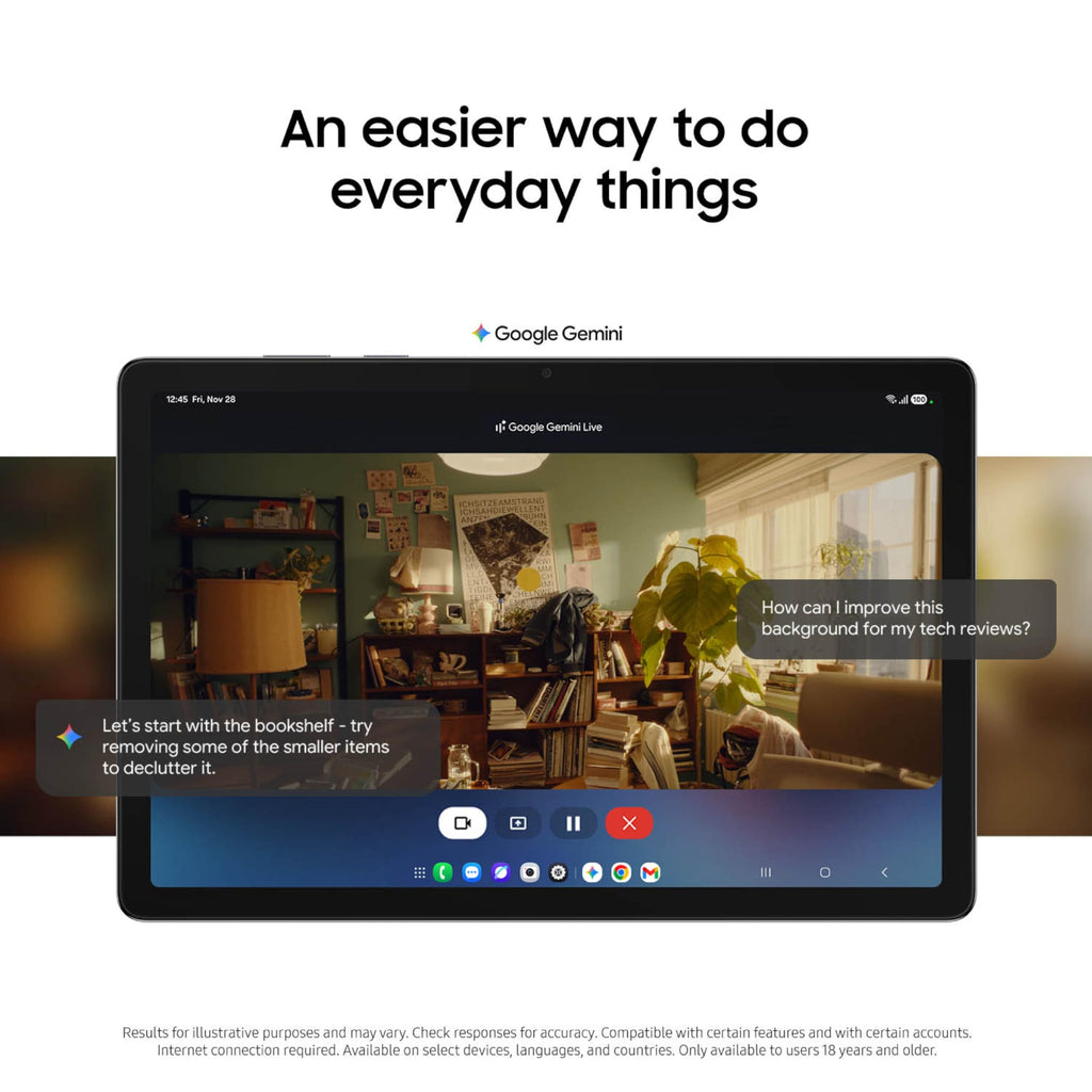 Samsung Galaxy Tab A11+ 6GB RAM, 128GB Storage, Optimized Performance, Long Lasting Battery, Expandable Storage, Large Display, Dolby Atmos Speakers, AI Assist, Slim, Light, 2 Year Warranty, Gray