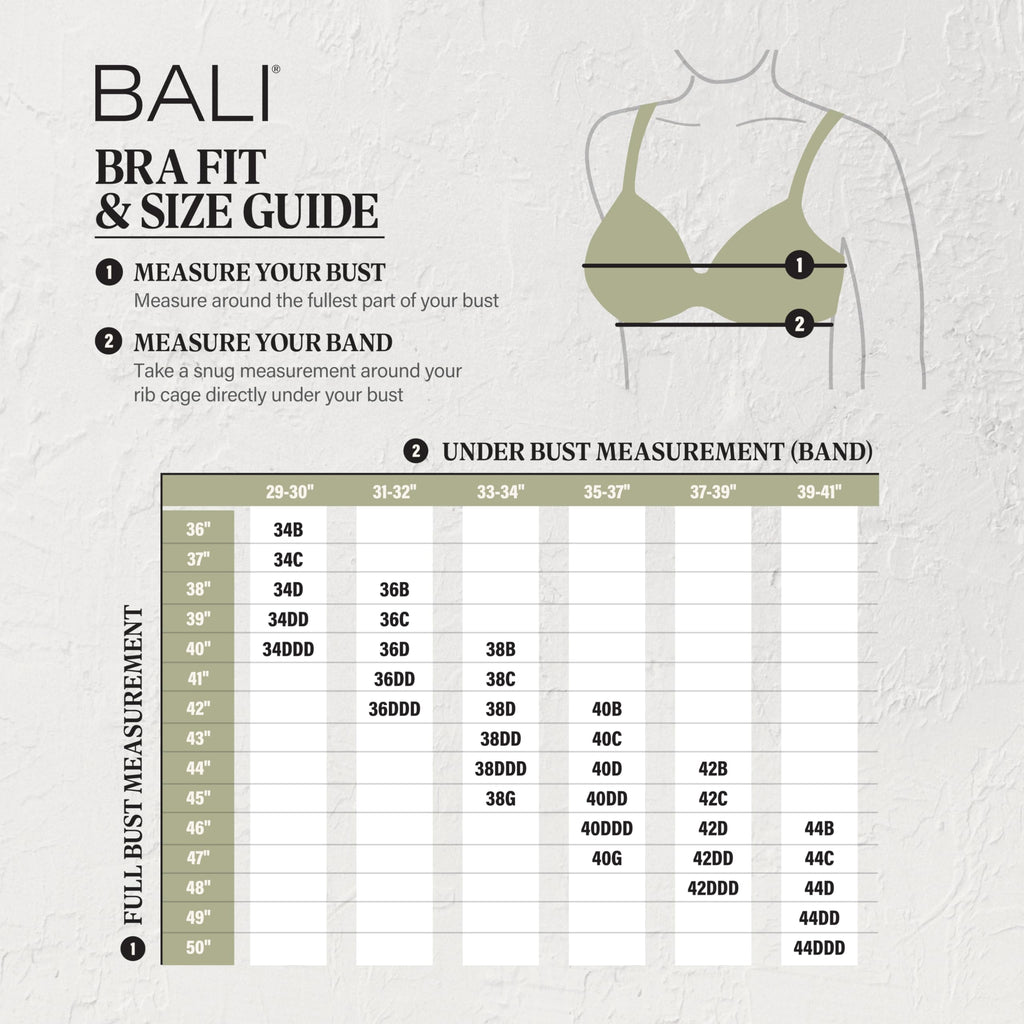 Bali Women's Comfort Revolution Front-Close Shaping Underwire Bra, Black,40B