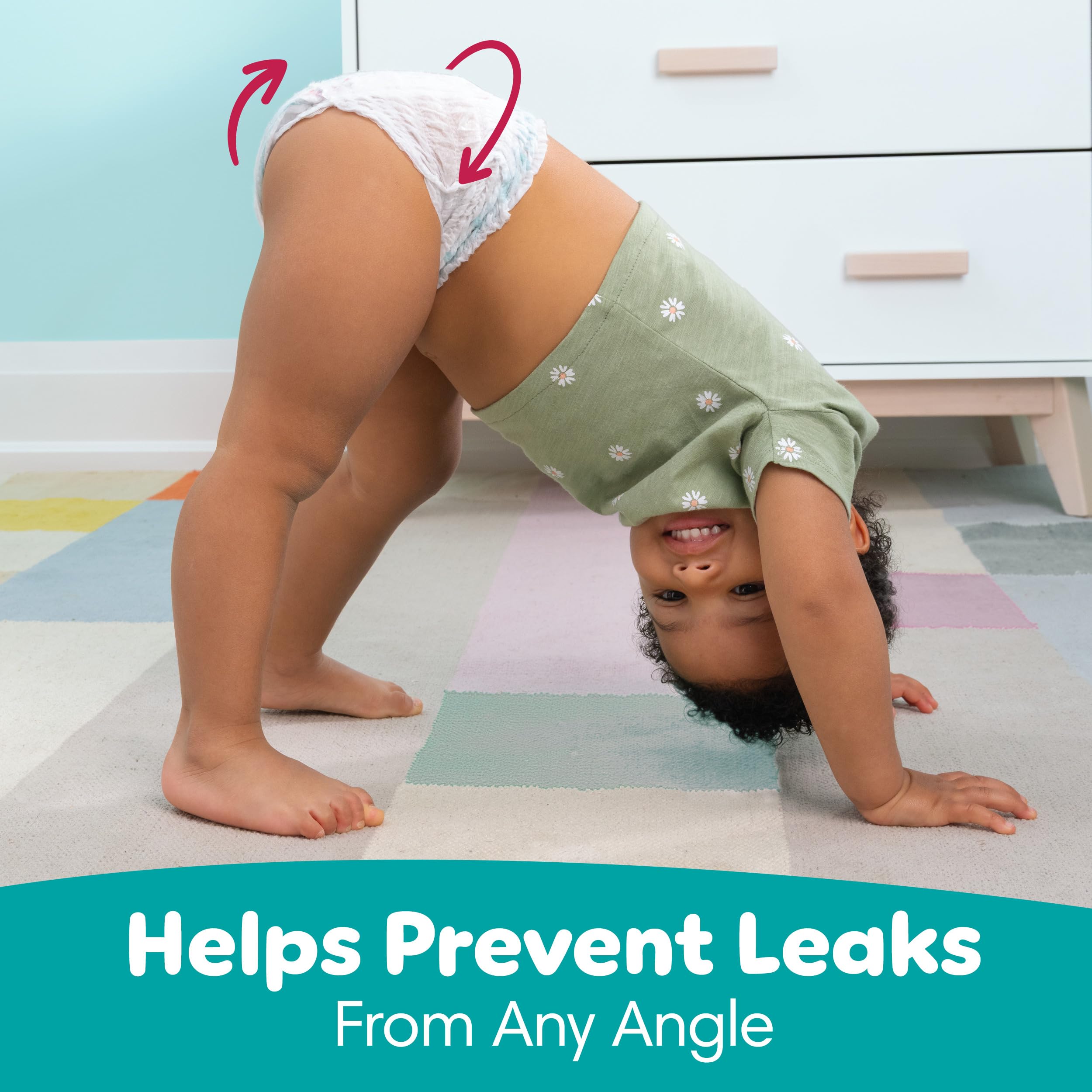 Pampers Diapers - Cruisers 360 - Size 4, 116 Count, Babyproof up to 100% Leakproof Pull-On Diaper