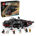 LEGO Star Wars The Dark Falcon Buildable Starship, Star Wars Toy Vehicle Set for Boys and Girls, Collectible Millenium Falcon Toy with 6 Minifigures, Birthday Gift for Kids or Any Fan, 75389