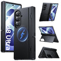 Kaiiecal for Samsung Galaxy Z Fold 8 Ultra Case [Fit for Magsafe] [Dual-Kickstand] [Hinge Protection & Screen Protector] Full Body Shockproof Phone Cover for Samsung Z Fold 8 Ultra 2026 5G, Black