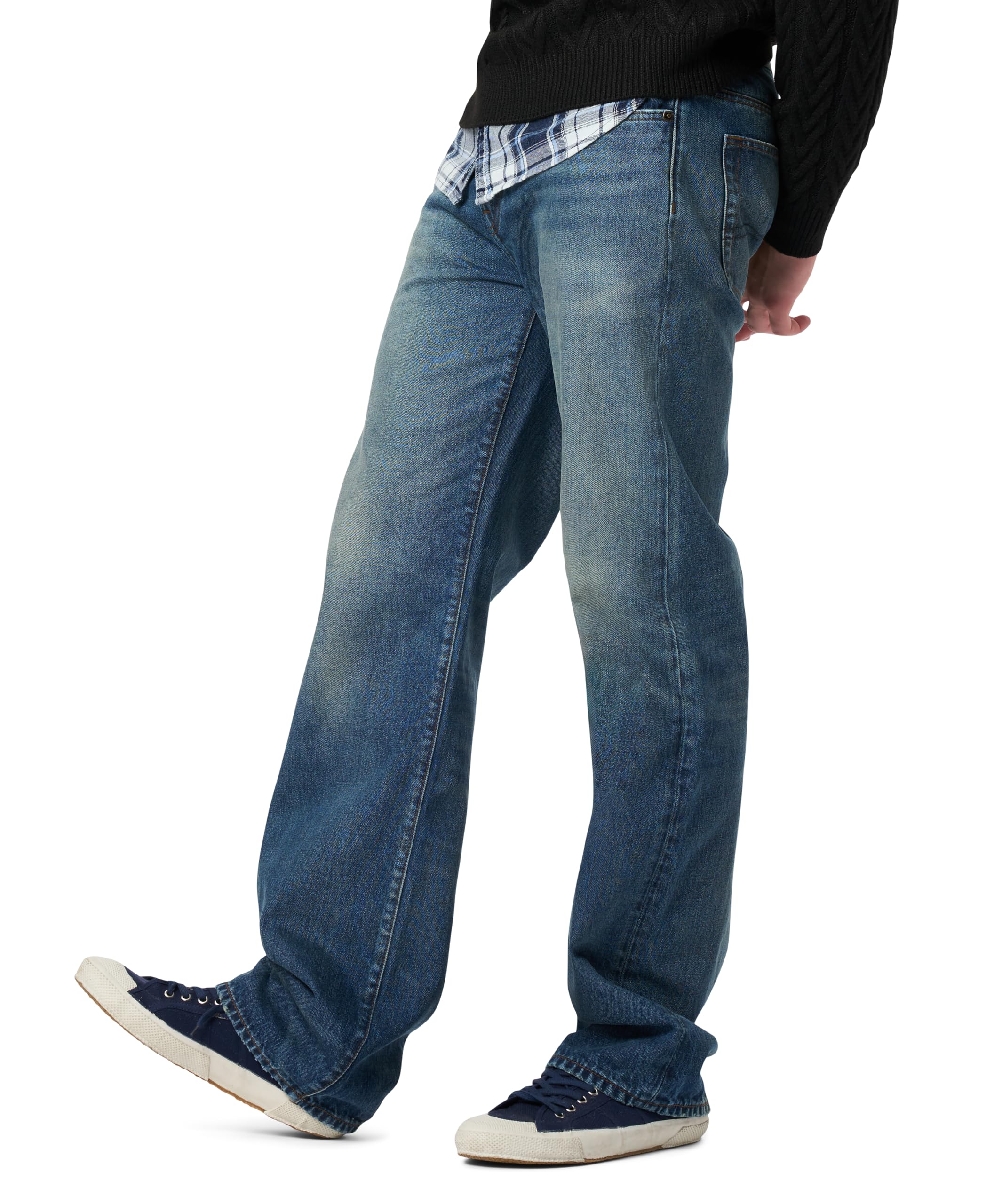 Buffalo David Bitton Men's Easy Fit Ruffer Jean Heritage Authentic Denim, Dirty Wash, 30W x 32L