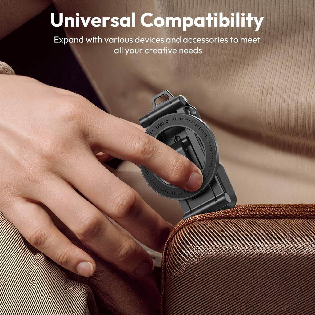 ULANZI SK29 Magnetic Phone Tripod, Foldable Mini Tripod Mount for MagSafe