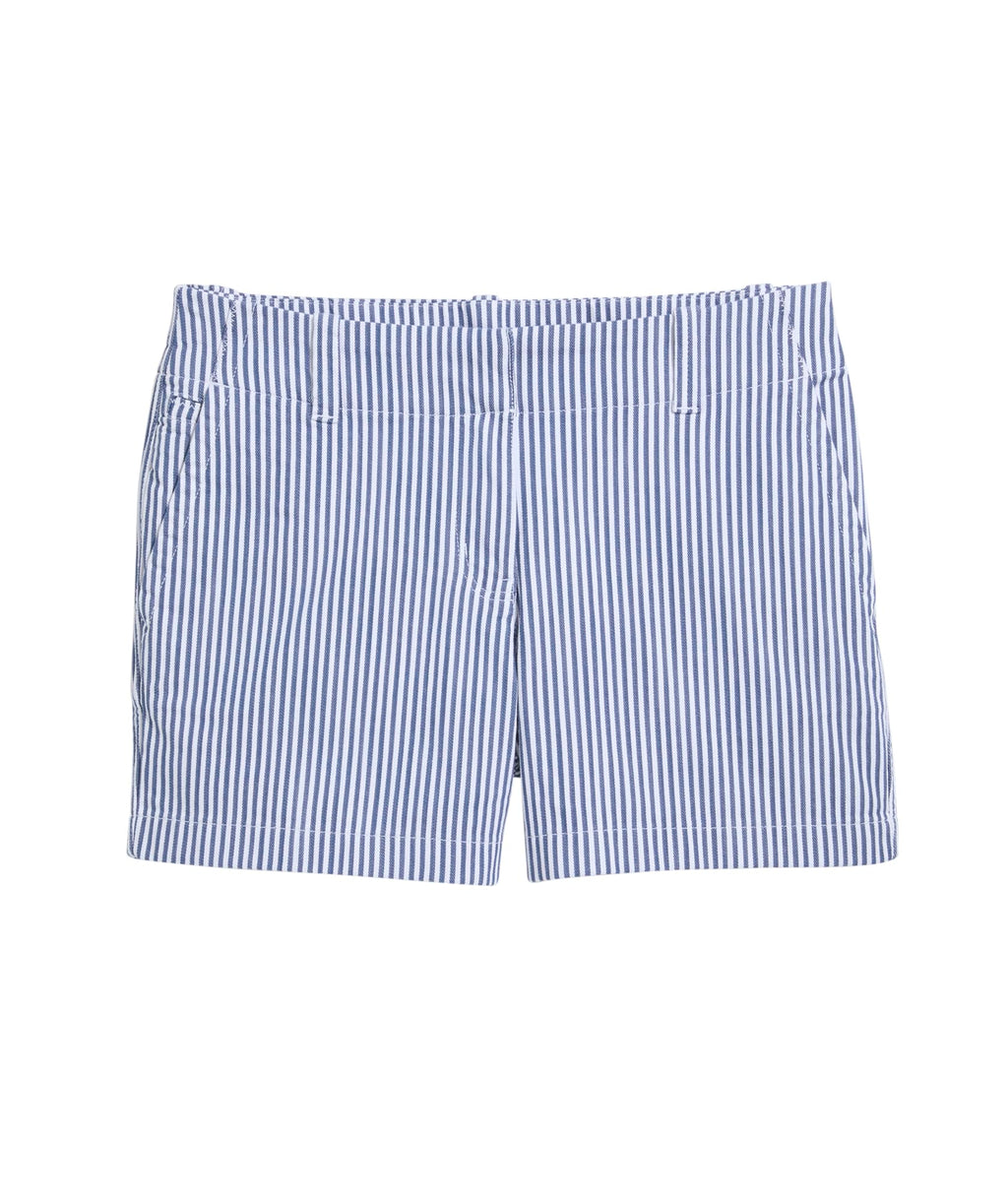 vineyard vines 3 1/2 Inch Herringbone Every Day Shorts, Moonshine Stripe, 4