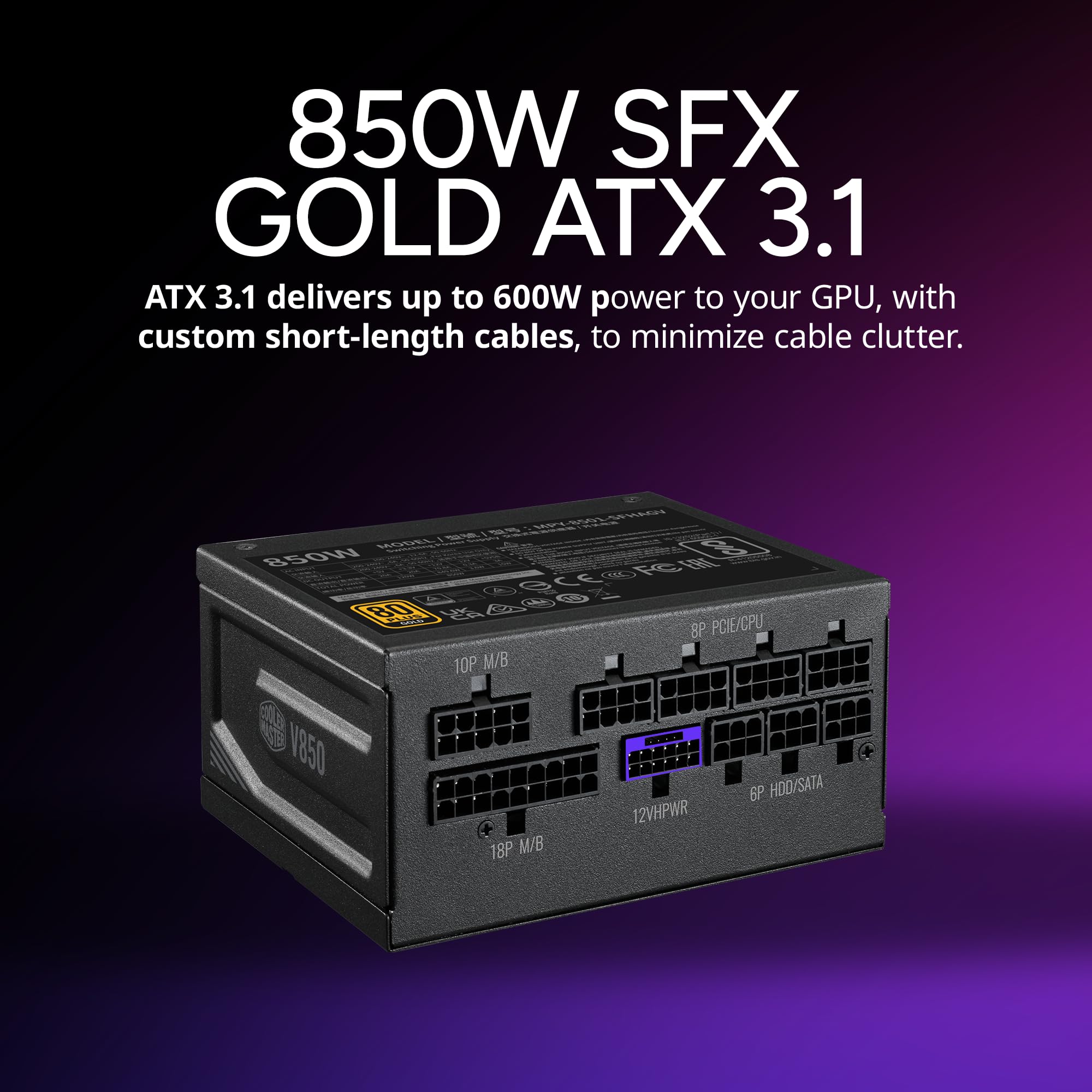 Cooler Master NR200P MAX V2 Mini-ITX PC Case Bundle – Includes 280mm AIO Liquid Cooler + 850W SFX 80 Plus Gold Power Supply PCIe 5.1 Ready PSU + PCIe 4.0 Riser Cable, Vertical GPU Mount