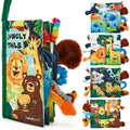 hahaland Baby Books 0-6 Months,Infant Tummy Time Toy Sensory Toys 6 to 12 Months Touch Feel Book Travel Toy Gifts for Boy Girl 0-3 Month Baby Shower Valentine Birthday Easter Basket Stuffers (Single)