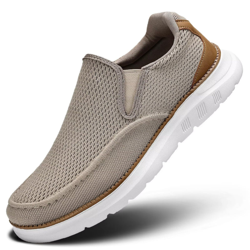 Mens Loafers Slip On Boat Shoes Casual Walking Dress Sneakers Mesh Business Oxfords Work Lightweight Soft Sole