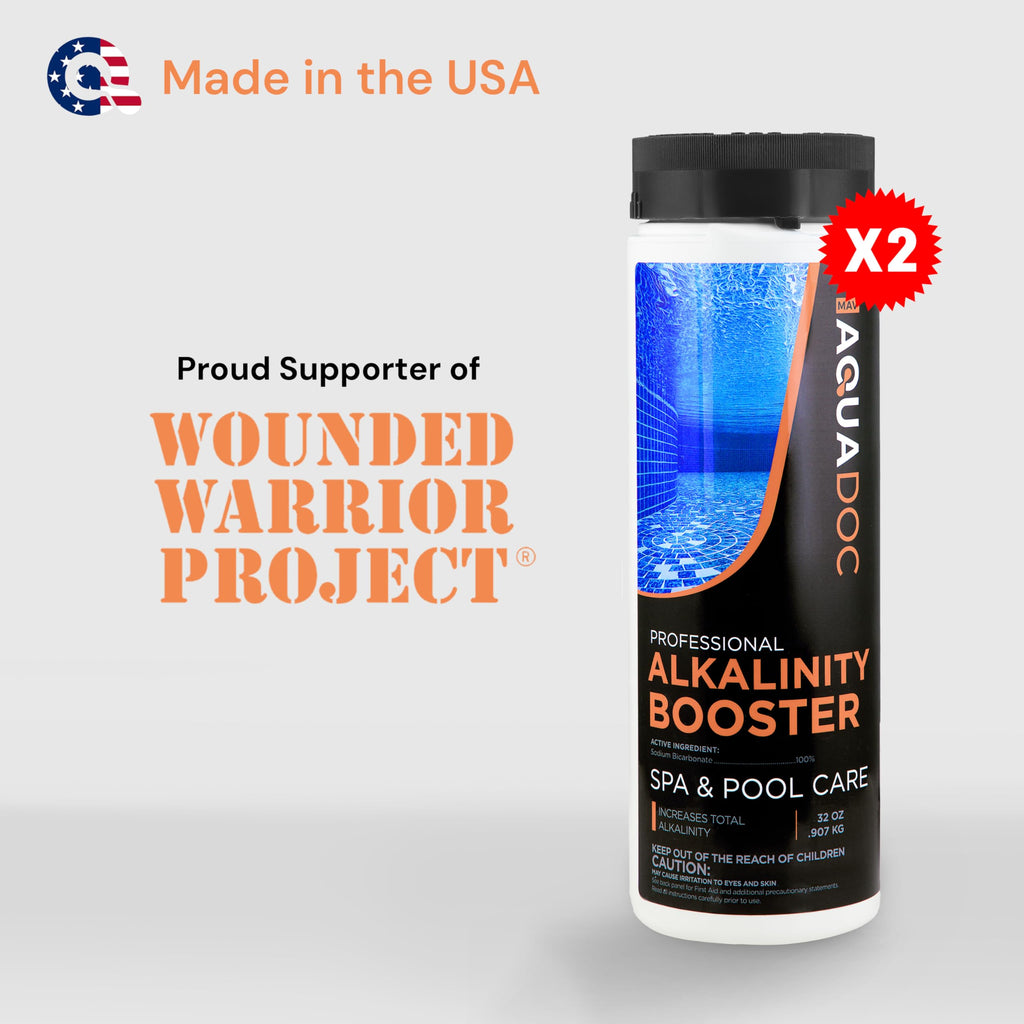 AquaDoc Total Alkalinity Increaser for Hot Tubs & Spas - 2 lb (2 Pack)
