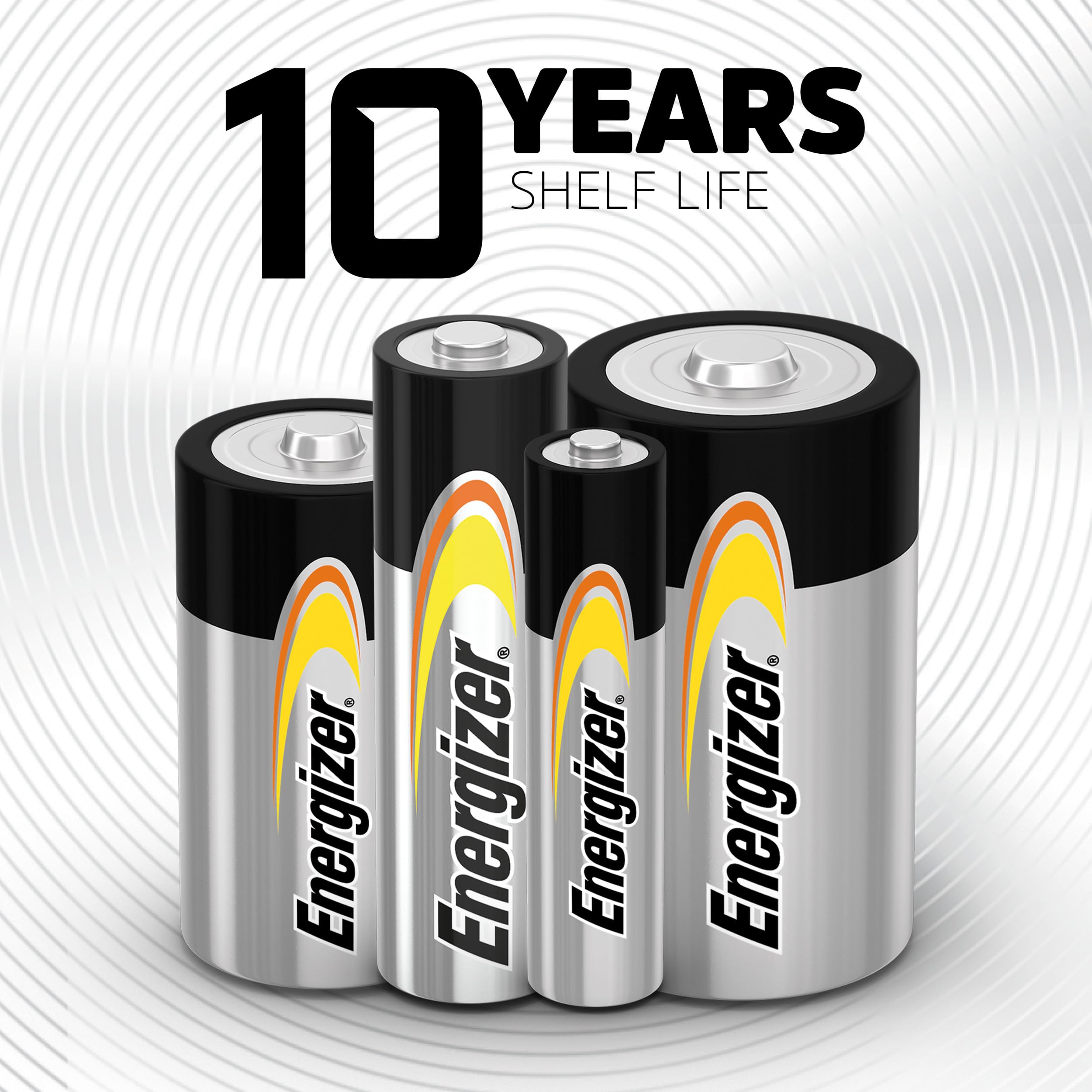 Energizer AA Batteries Alkaline Power, 20 Count Alkaline Double A Battery Pack