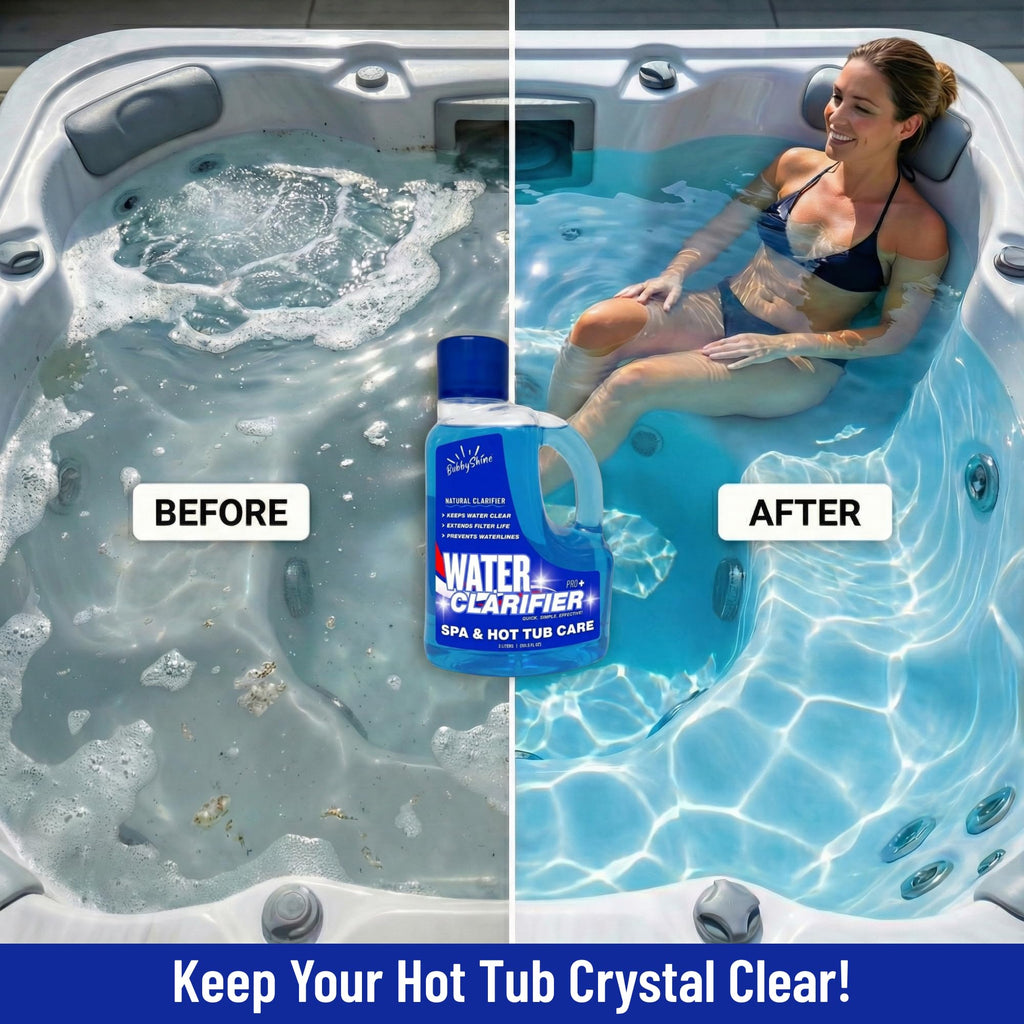 BubbyShine Hot Tub Clarifier, Hot Tub Water Clarifier, Spa Clarifier, 3 L