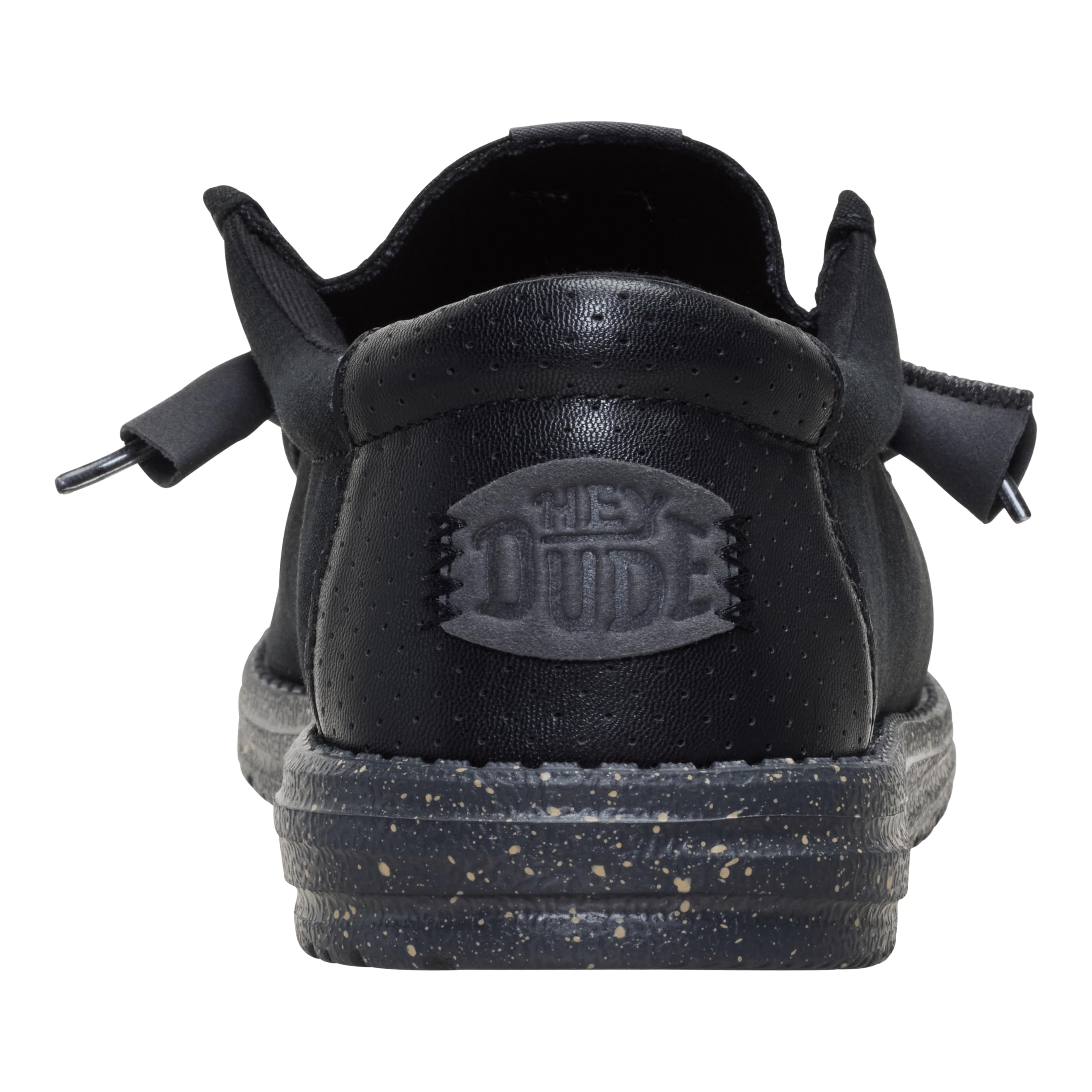 HEYDUDE Wally Hex Black/Black Size 14, Men’s Shoes, Slip-on Loafers, Comfortable & Light-Weight