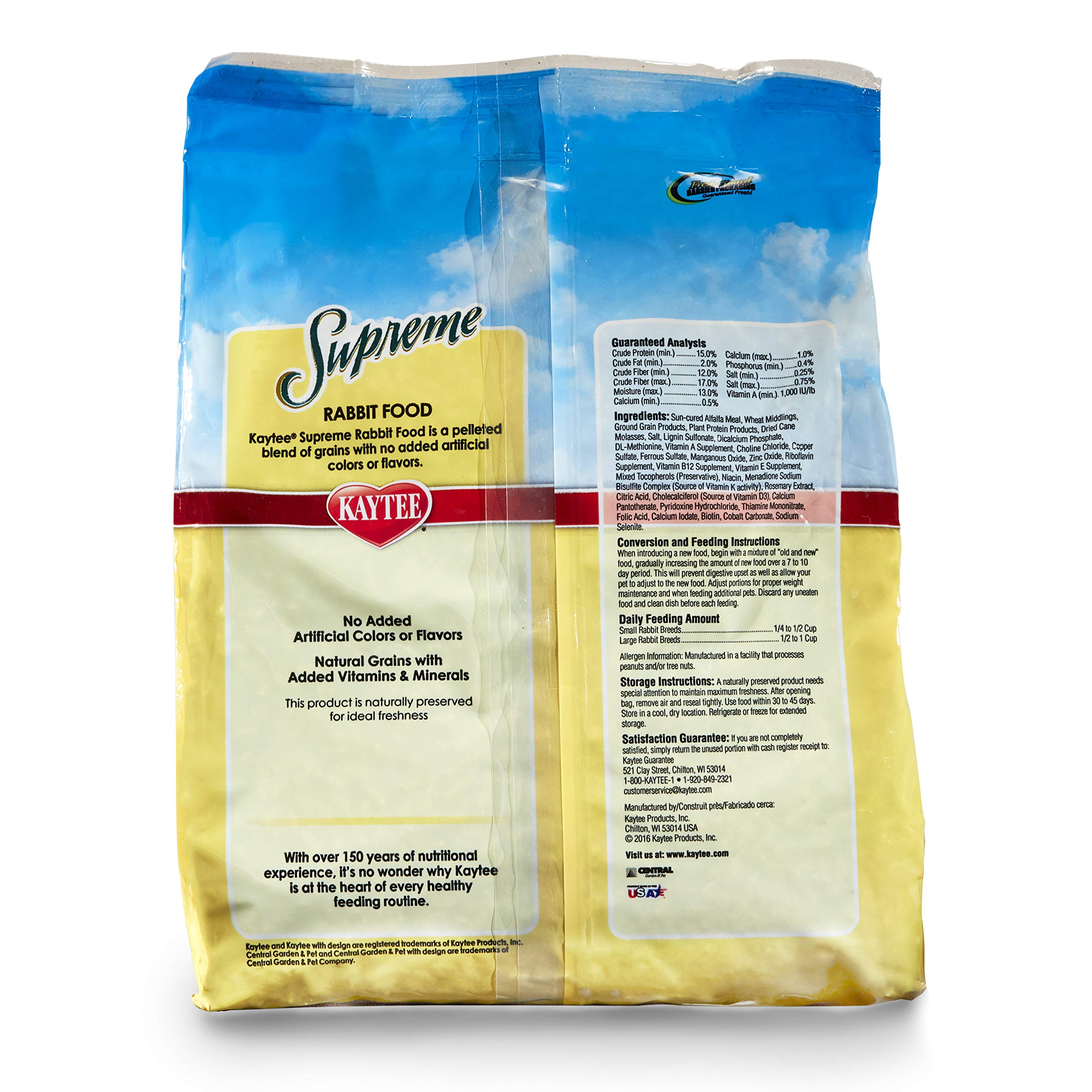 Kaytee Supreme Rabbit Food 5 lb