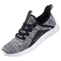 ALEADER Women's Energycloud Slip On Tennis Shoes Non Slip Athletic Sport Running Walking Shoes Black Gray Size 6 US