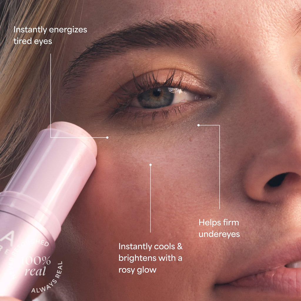 TULA Skin Care Pink 'Spresso Energizing Eye Balm 0.35 oz + Travel-Size 24-7 Hydrating Day & Night Cream 0.5 oz, 2-Piece Holiday Kit