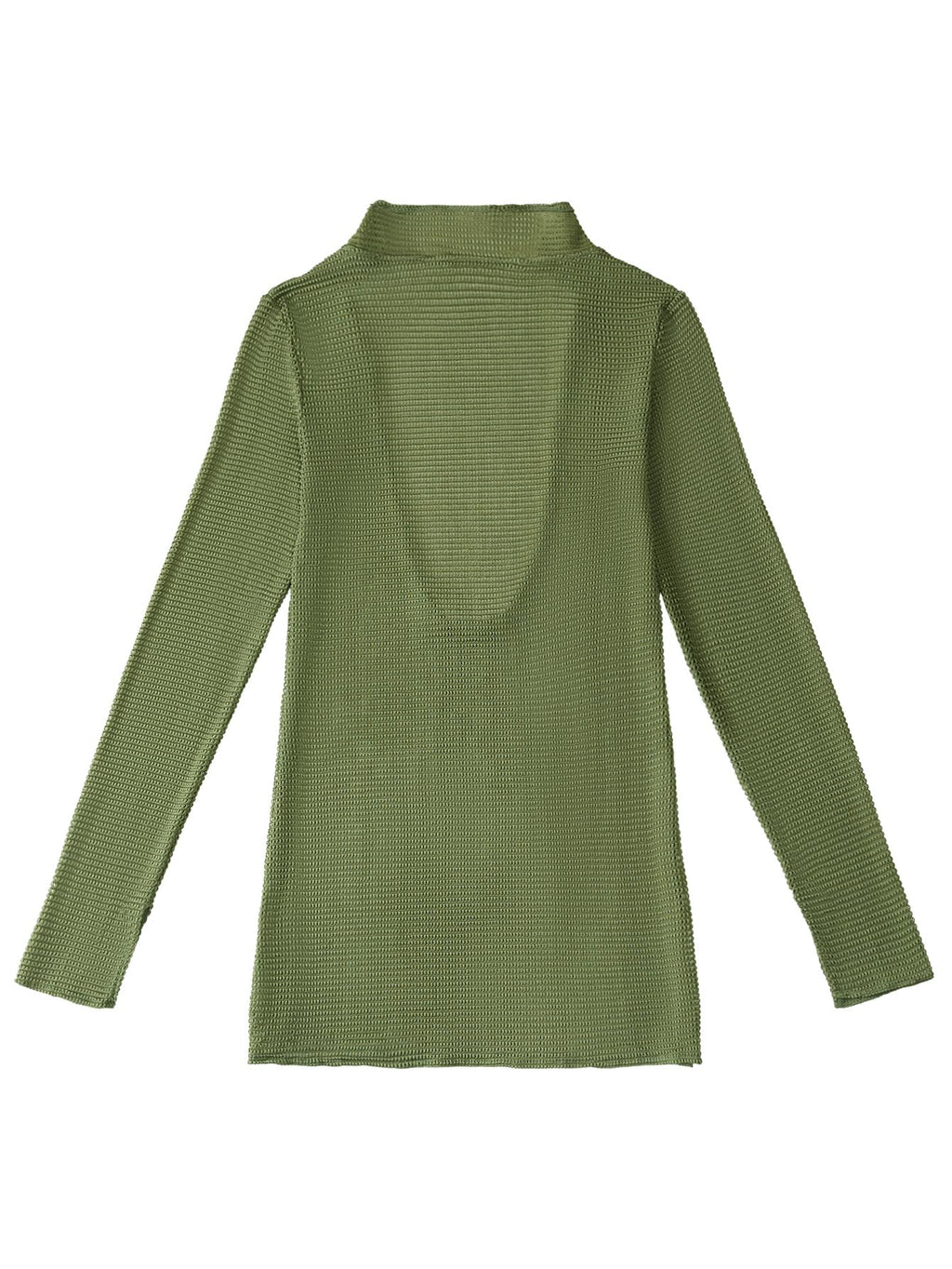 Lilosy Sexy Crochet Sheer Long Sleeve Cover Up Swim Bathing Suit Beach Dress One Piece Swimsuit See Through Swimwear Army Green Medium