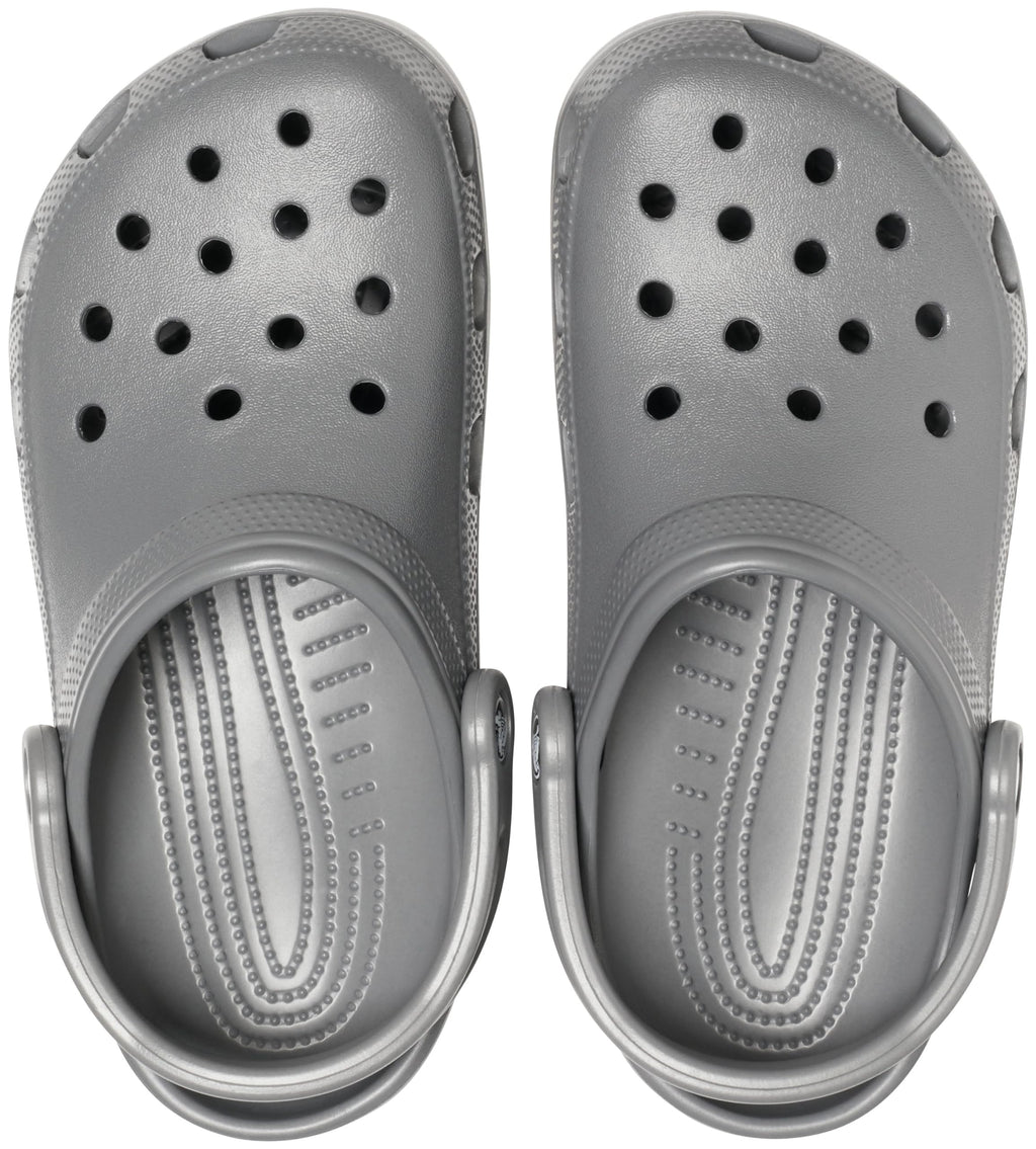 Crocs Unisex-Adult Classic Clogs, Slate Grey, 10 Men/12 Women