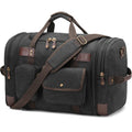 HNCTINNO Duffle Bag for Travel, 50L Carry On Duffle Bag for Airplanes, Canvas Overnight Weekender Bag for Men and Women