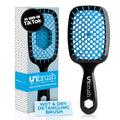 FHI Heat UNbrush Detangling Brush for Pain-Free Brushing on All Wet or Dry Hair Types — Durable DuoFlex Anti-Static Bristles, Lightweight Handle, Vented Hair Brush, Ocean