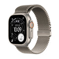 Apple Watch Ultra 3 [GPS + Cellular 49mm] Running & Multisport Smartwatch w/Rugged Titanium Case w/Natural Titanium Milanese Loop - L. Satellite Communications, Advanced Health & Fitness Tracking
