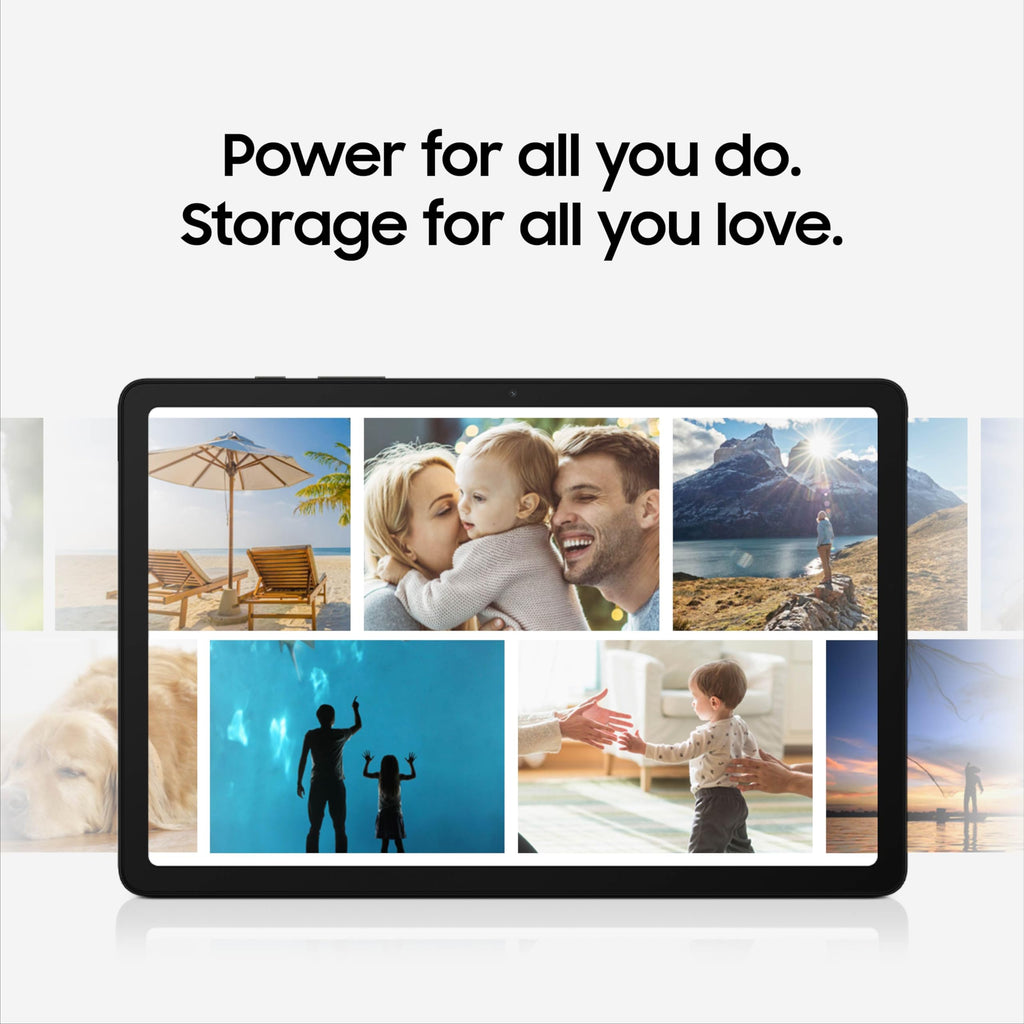 Samsung Galaxy Tab A9+ Plus 11” 128GB Android Tablet, Big Screen, Quad Speakers, Upgraded Chipset, Multi Window Display, Slim, Light, Durable, Kids Friendly Design, US Version, 2024, Graphite