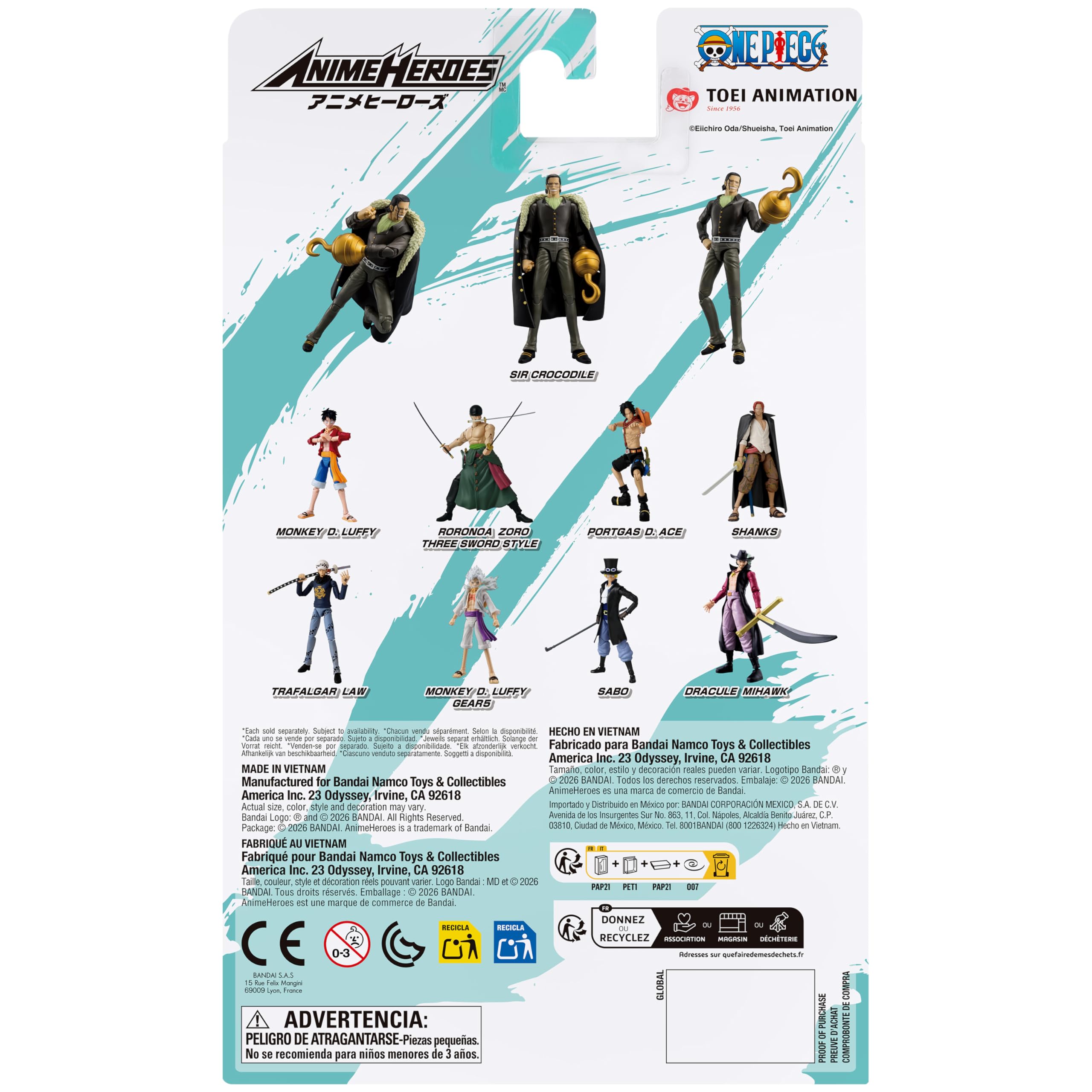 ANIME HEROES - One Piece - Crocodile Action Figure