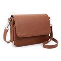 befen Genuine Leather Purses for Women Brown RFID Crossbody Bag for Travel Soft Medium Crossbody Wallet Trandy Leather Purse with Built in Wallet Womens Shoulder Handbag with Adjustable Strap