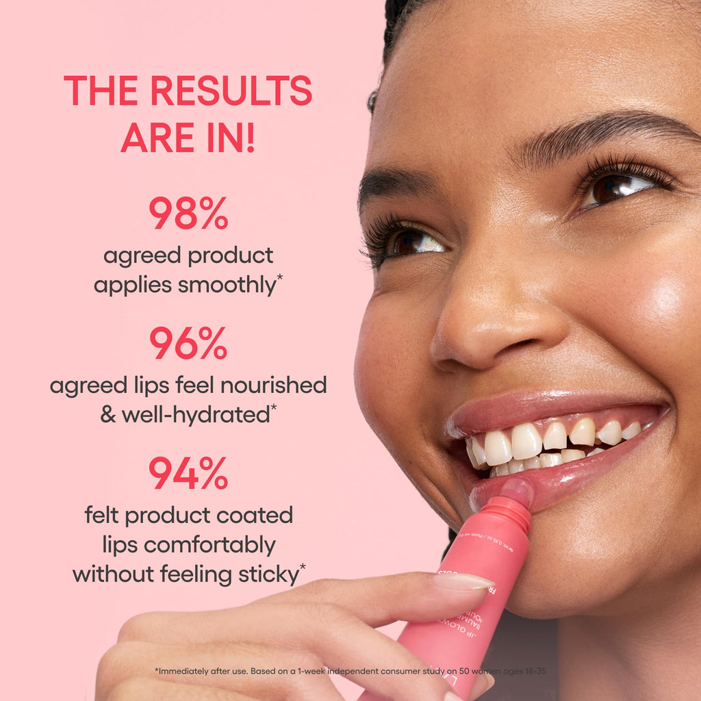 LANEIGE Lip Glowy Balm: Sheer Tinted Lip Treatment Balm Tube with Shea & Murumuru Butters for Hydrating, Moisturizing, Glossy, Non-Sticky Shine, Berry | Korean Skin Care, Pear