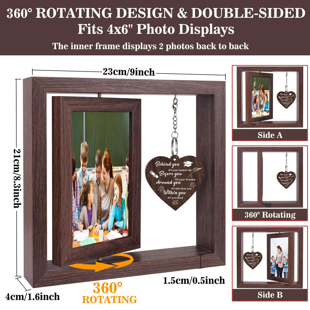 Boiveco 2026 Graduation Gifts for Her Him, Class of 2026 University College Middle High School Graduation Gifts for Women Men, Congratulations Inspirational Grad Gift for Masters Degree Phd Law School Nursing & Nurse Picture Frame 4x6