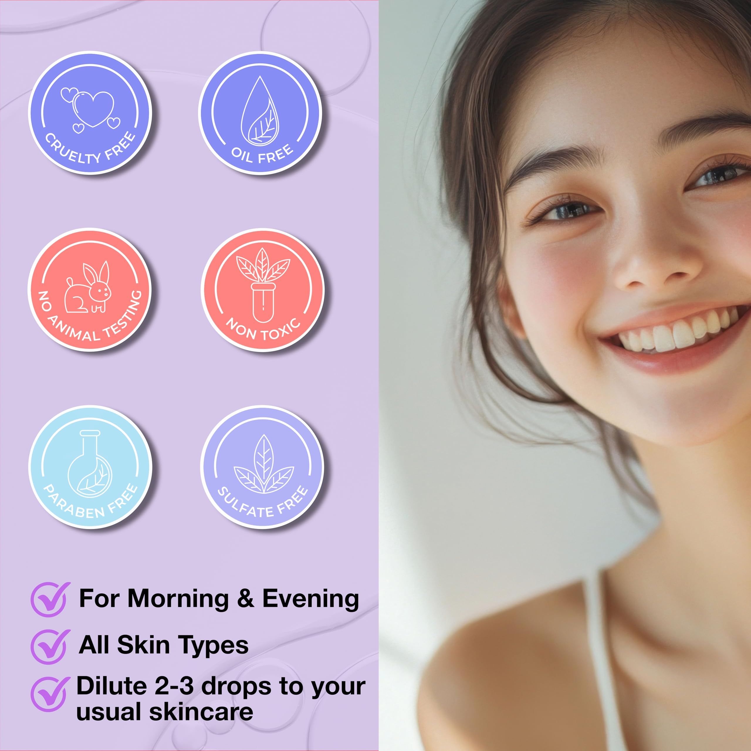 Korean Bakuchiol Concentrate Mix-in Serum 30,000 ppm - High Potency Retinol Alternative | Wrinkle Reduction Skin Firming & Smoothing - Anti-Aging Sensitive Skin Vegan & Cruelty-Free Non-GMO 2 oz