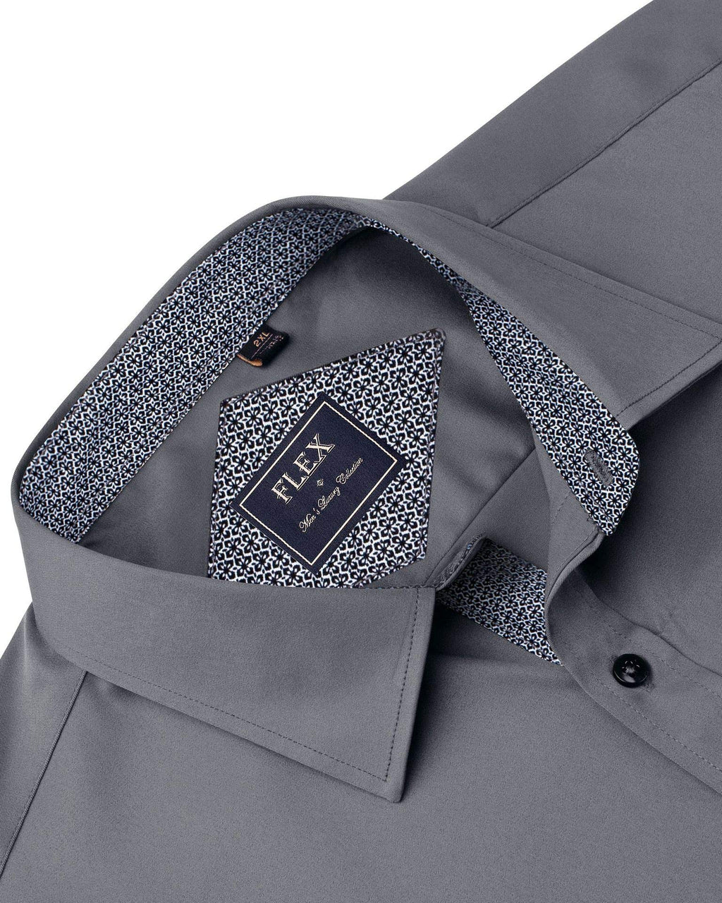 J.VER Mens Dress Shirts Stretch Wrinkle Free Button Down Shirt Casual Long Sleeve Business Formal Stylish Tops Grey Small
