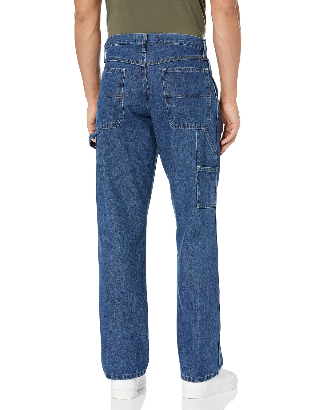 Wrangler Authentics Men's Classic Carpenter Jean, Retro Stone, 34W x 32L