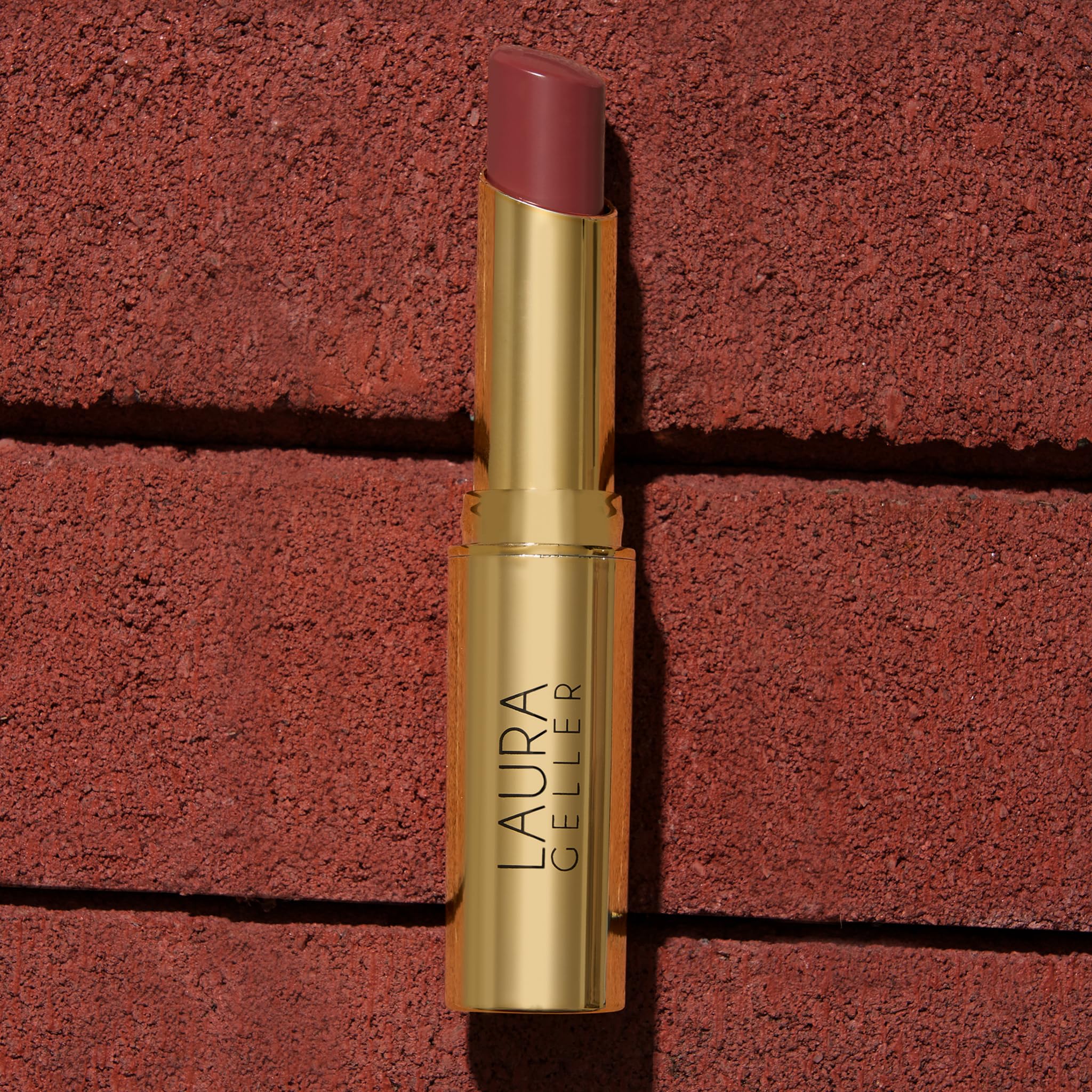 LAURA GELLER NEW YORK Jelly Balm Moisturizing Tinted Lip Balm - Brick House - Hydrating Vitamin E - Semi-Shine Finish