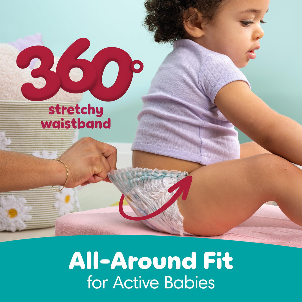 Pampers Diapers - Cruisers 360 - Size 4, 116 Count, Babyproof up to 100% Leakproof Pull-On Diaper