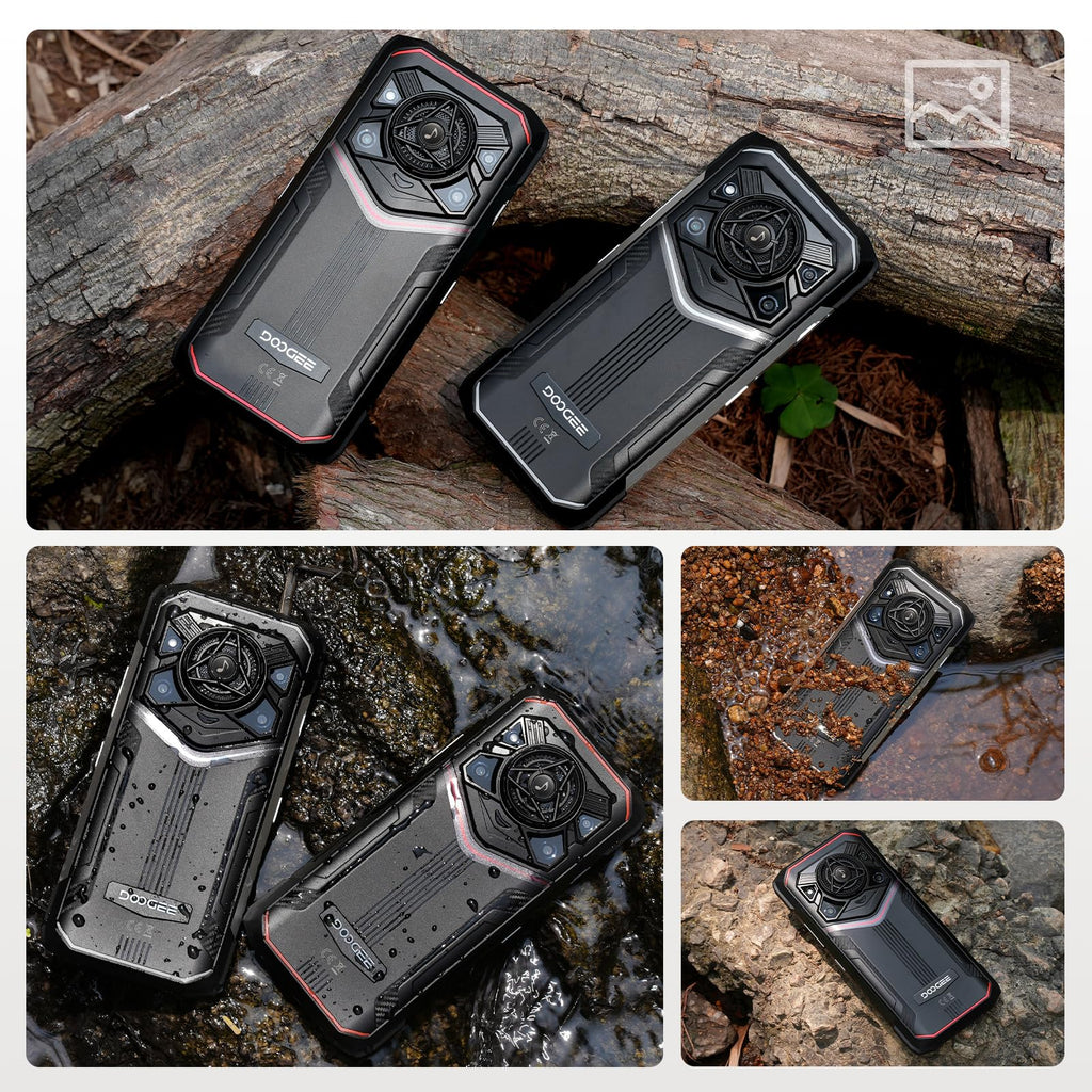 DOOGEE Blade 20 Pro Rugged Phone Unlocked,11800mAh,Octa Core,24GB+256GB, Android 15 Rugged Smartphone with 125dB Speakers,6.6" HD Display,50MP+Night Vision Camera,Face ID/Fingerprint/NFC/WIFI6/OTG