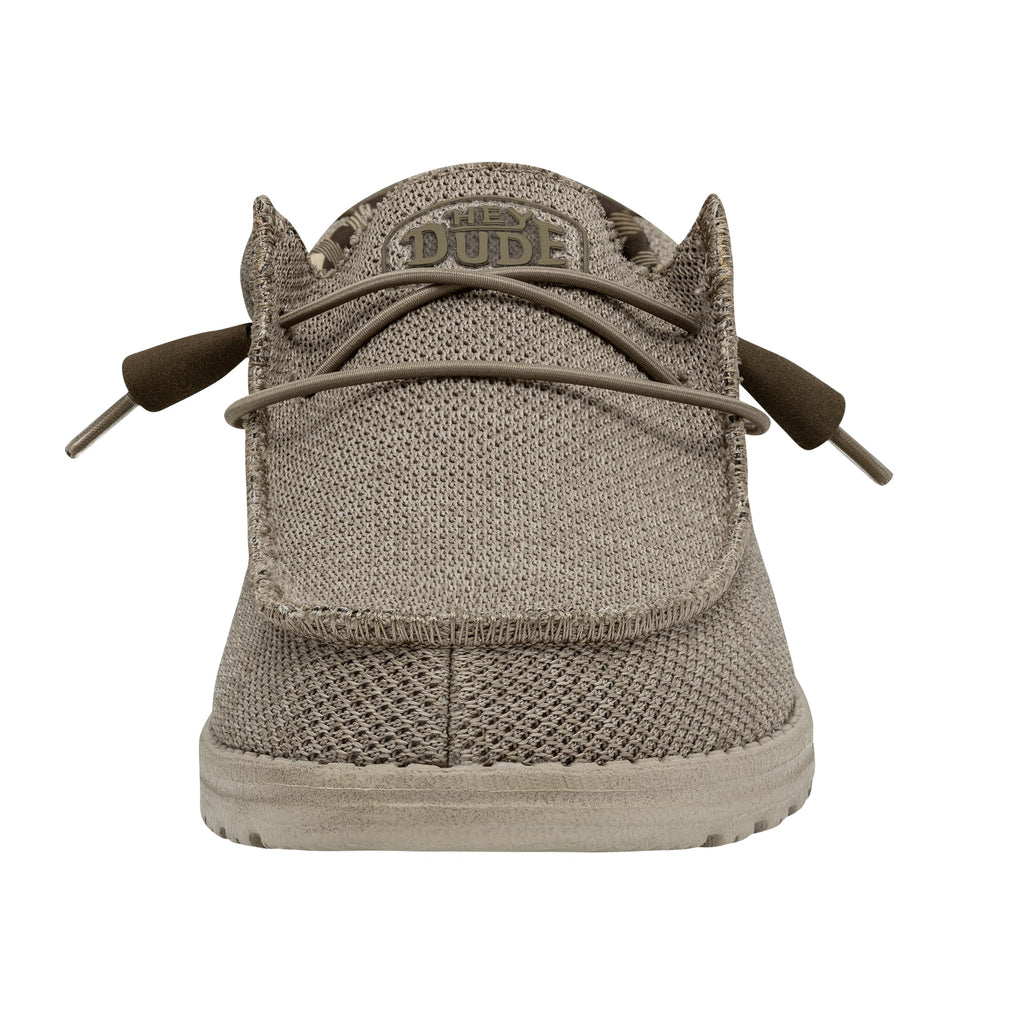 HEYDUDE Men's Wally Sox | Men?s Shoes | Men's Lace Up Loafers | Comfortable & Light-Weight Beige