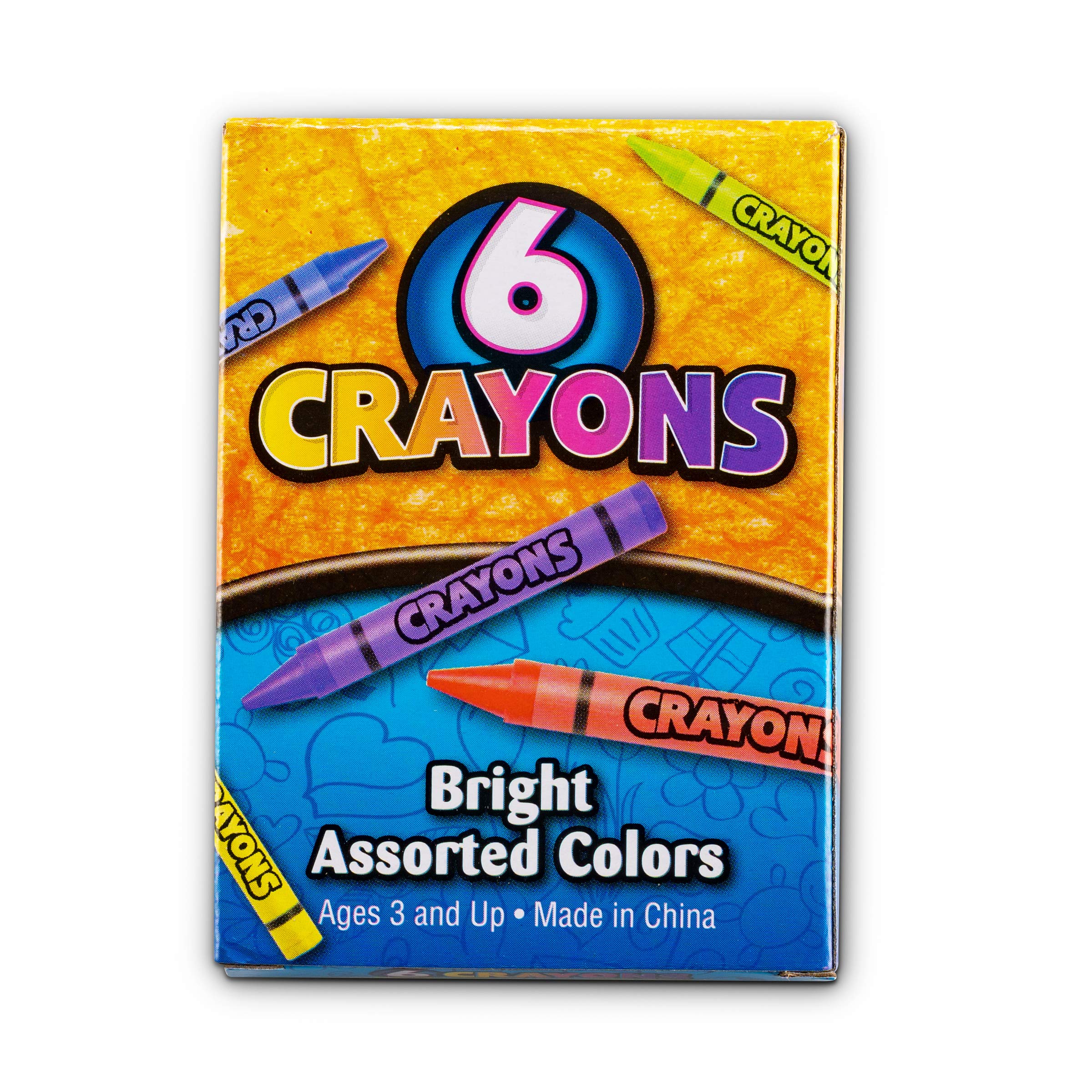 Bedwina Bulk Crayons - Case of 120, 6-Packs Total 720 Crayons Bulk School Supplies for Kids, Toddlers, Teachers, Restaurants & Classrooms, Nontoxic Travel, Party Favors, Goody Bags, Stocking Stuffers