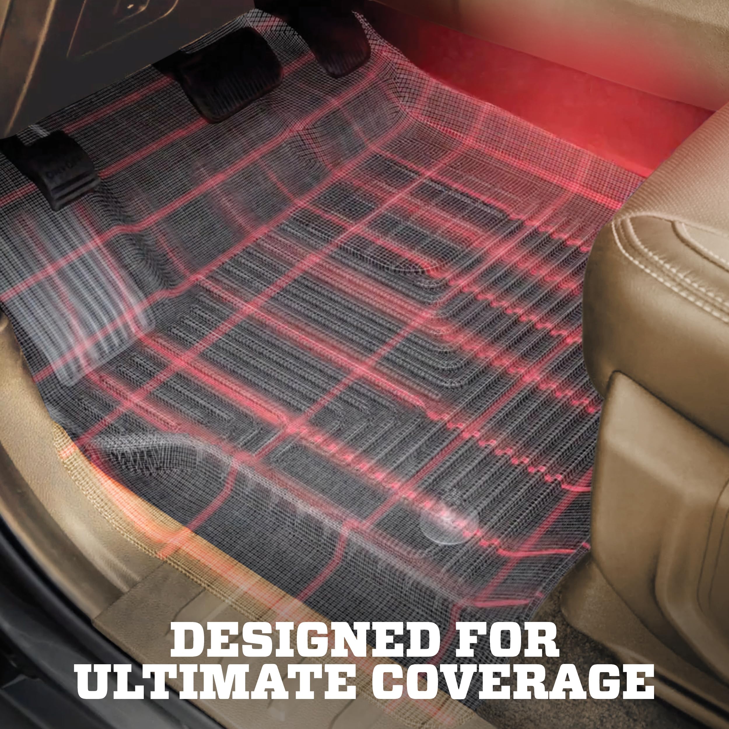Husky Liners Weatherbeater Floor Mats | Fits 2015-2020 Chevrolet Tahoe & GMC Yukon | Front & 2nd Row, 3-pc Black - 99201