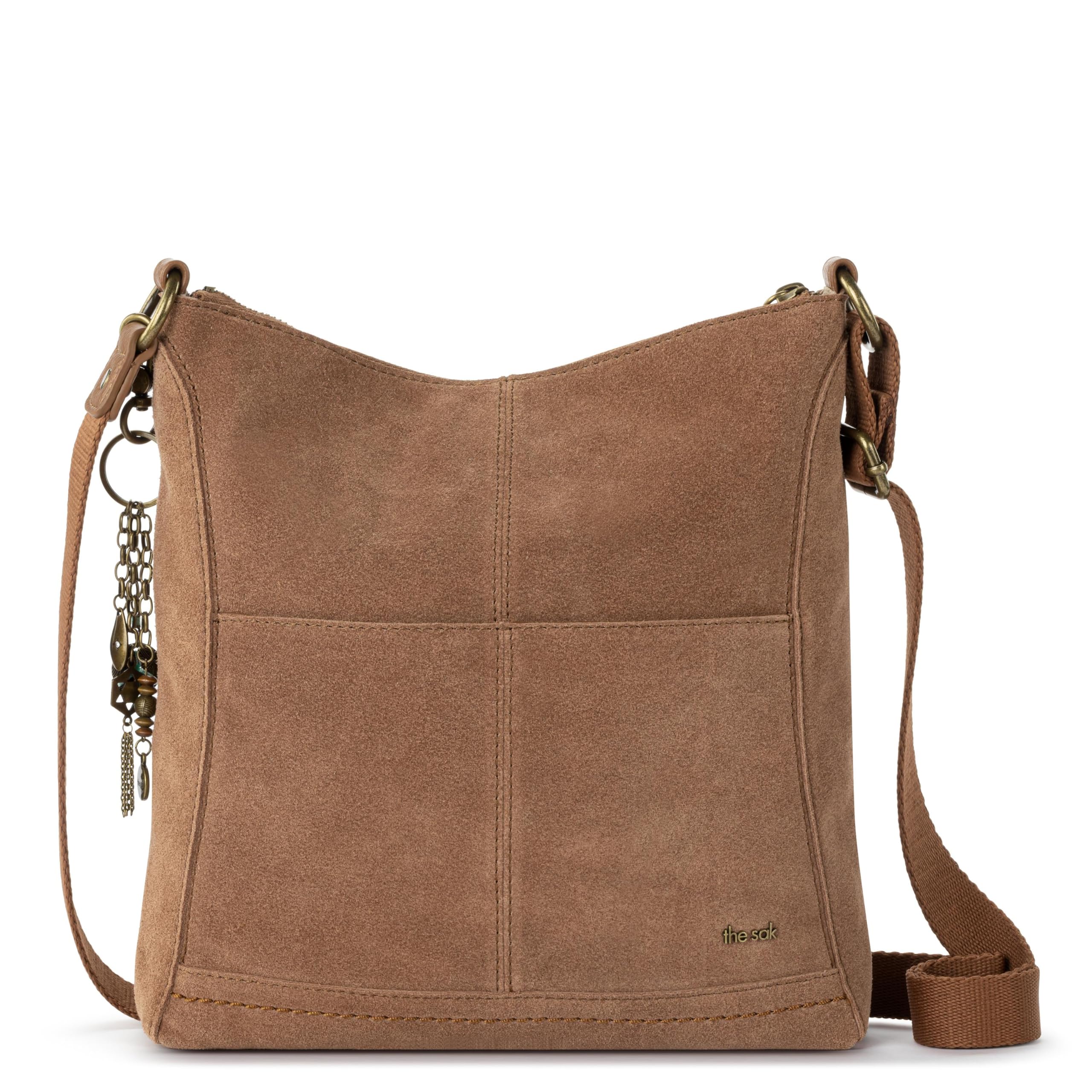 The Sak Lucia Leather Crossbody Purse - Premium Leather Women's Handbag for Everyday & Travel - Cross Body Bag With Zipper