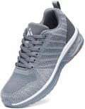 Mishansha Running Shoes for Men Sneakers Air Cushion Walking Shoes Comfortable Tennis Shoes Breathable Trail Running Shoes Grey US 7.5