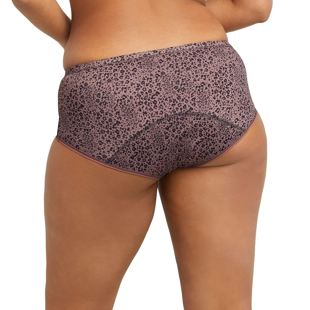Maidenform Women's Moderate Protection Hipster Period Panties, Built-In Liner, Odor Guard, 3-Pack