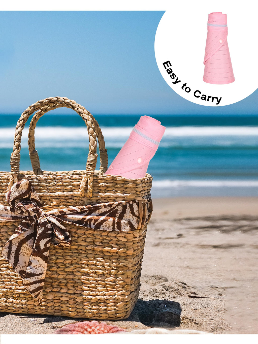 LA CARRIE Women Sun Hats Detachable Wide Brim UV UPF 50+ Face Mask Visor with Neck Flap Hat for Summer Beach(Pink)