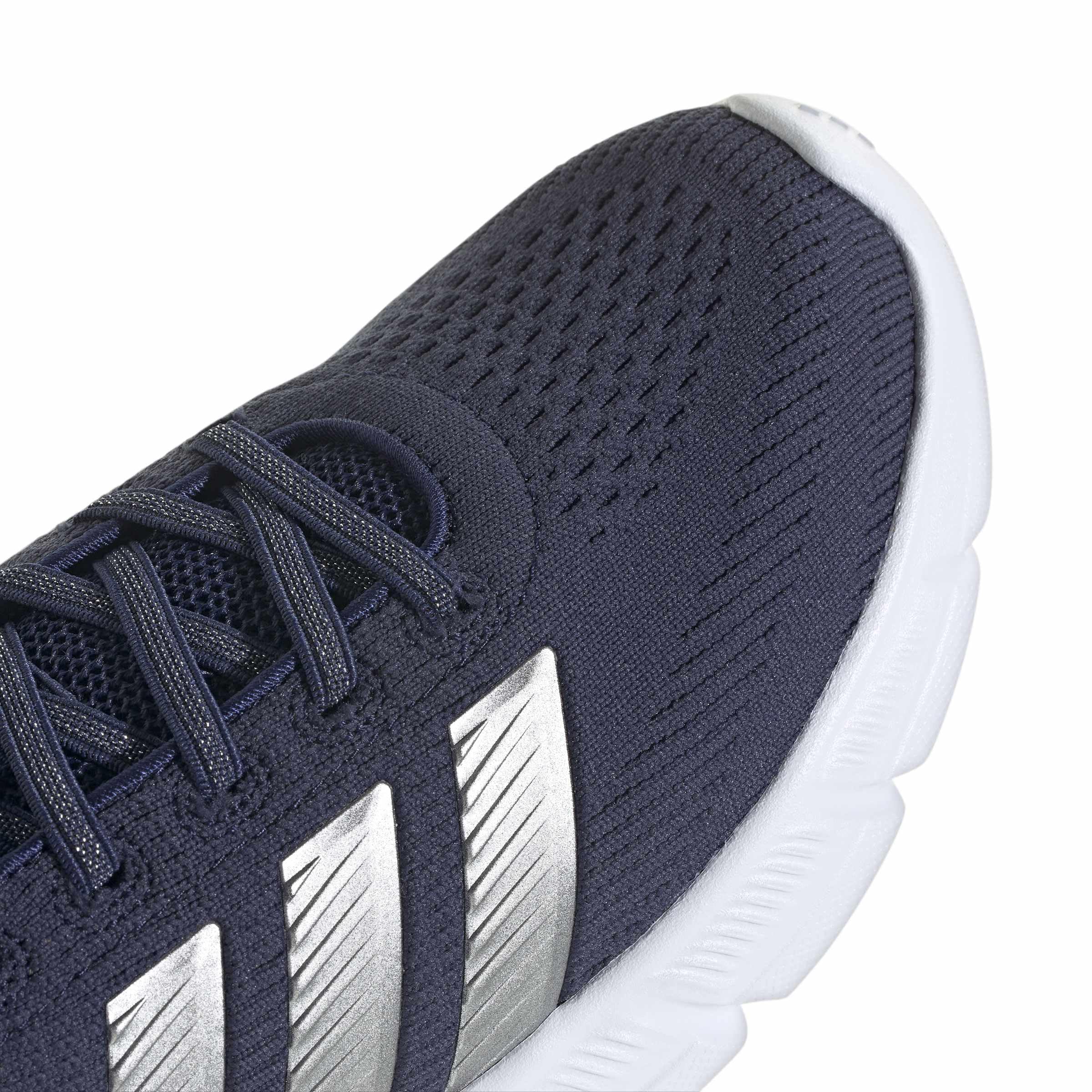 adidas Women's Cloudfoam Flex - Slounge, Dark Blue/Matte Silver/Bliss Lilac, 6.5