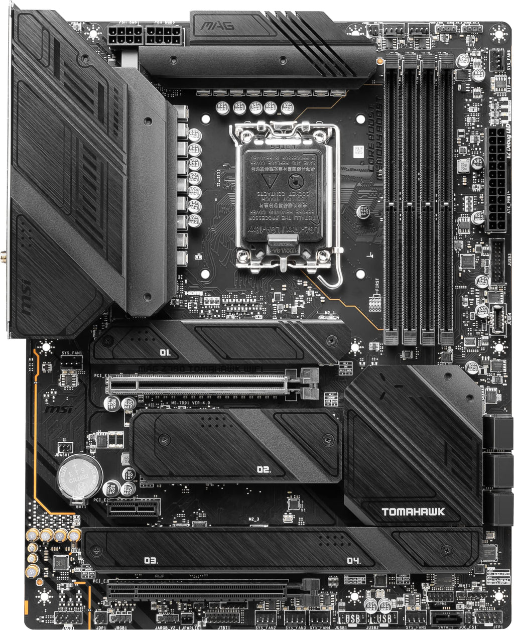 MSI MAG Z790 Tomahawk WiFi Computer Gaming Motherboard (Supports 12th/13th Gen Intel Processors, LGA 1700, DDR5, PCIe 5.0, M.2, USB 3.2 Gen2, Wi-Fi 6E, ATX) Intel Gaming PC Motherboards (Renewed)