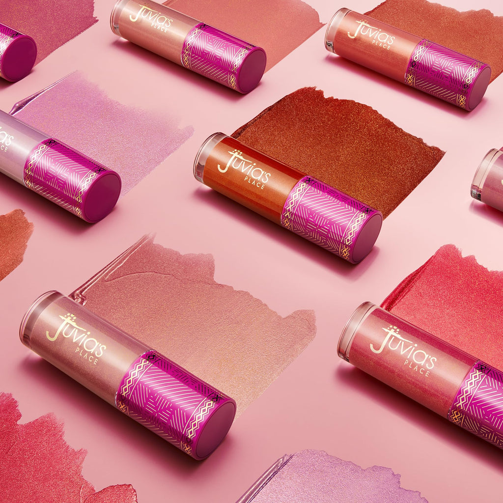 Juvia's Place Blushed Liquid BlushLighter - Pink Lady Glow - Liquid Blush for Cheeks with Luminous Glow, Long-Wearing, Buildable & Highly-Pigmented Makeup, Easy to Blend