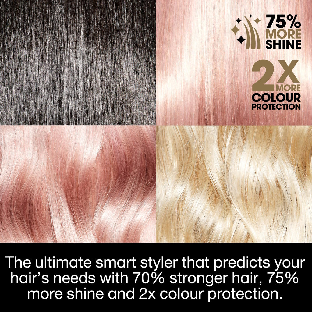 ghd Platinum+ Styler ― 1" Flat Iron Hair Straightener, Professional Ceramic Hair Styling Tool for Stronger Hair, More Shine, & More Color Protection - White